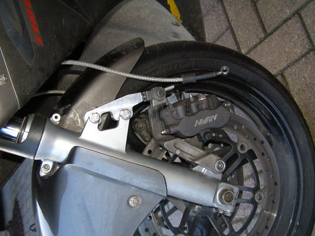 Aluminium bracket links voor